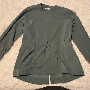 Athleta Sage Green Utility Sweatshirt